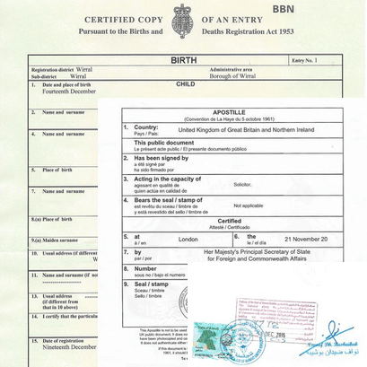 kuwait attestation personal documents
