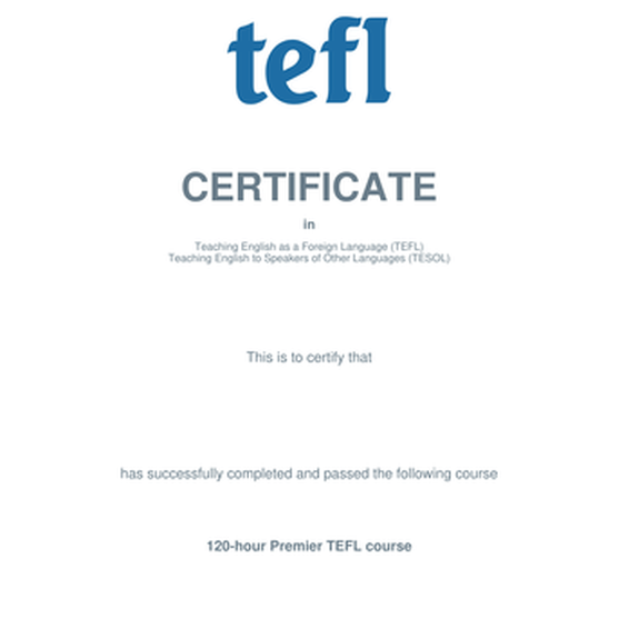 TEFL Certificates
